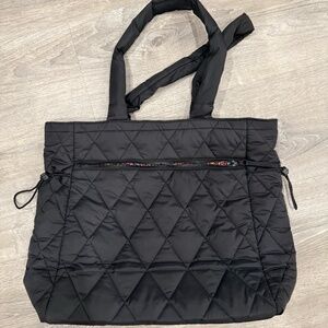 Vera Bradley Original Tote Bag in Moonless Black, Featherweight